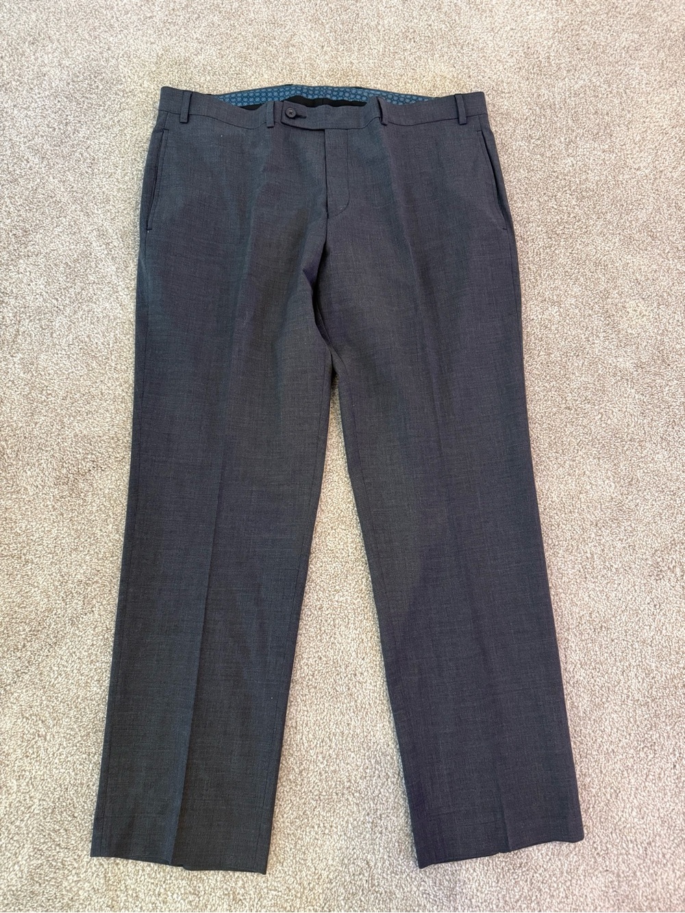 Ralph Lauren Black High-Performance Wool Dress Pants